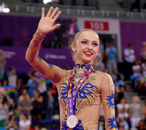 azerbaijani female gymnast wins silver medal at baku 2015 photo trend az