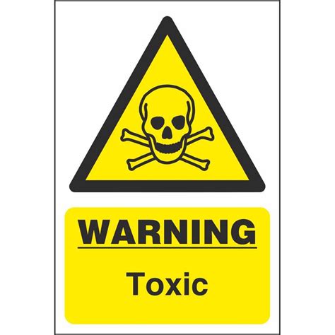 Toxic Warning Signs Chemical Hazards Workplace Safety Signs Ireland