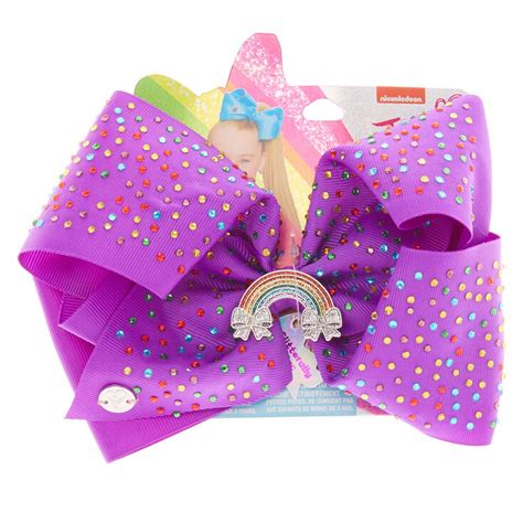 Jojo Siwa™ Large Glitterally Lilac Hair Bow Claires