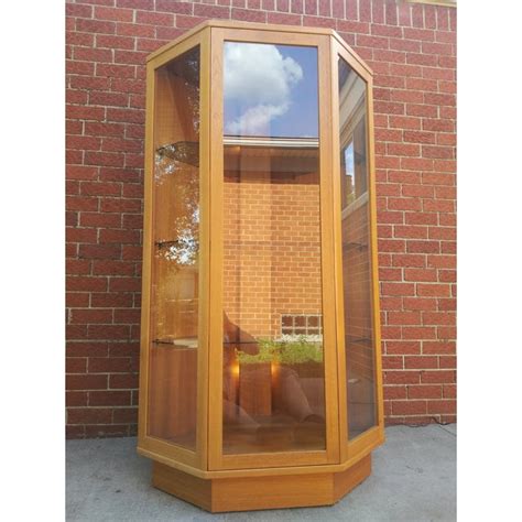 23 likes · 1 talking about this. Danish Modern Teak Lighted Corner Curio Cabinet by Komfort ...