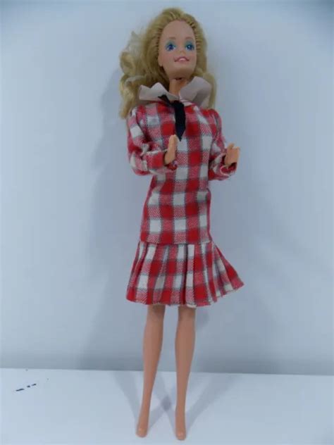 Vintage 1966 Barbie Doll Blonde Hair Blue Eyes By Mattel 1966 Malaysia 1500 Picclick