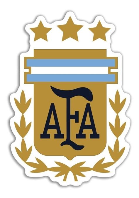 Escudo Afa Seleccion Argentina 3 Estrellas Cuadro 4250 En 2023
