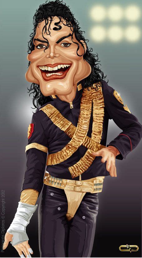 Michael Jackson By Diplines On Deviantart Celebrity Caricatures Caricature Artist Funny