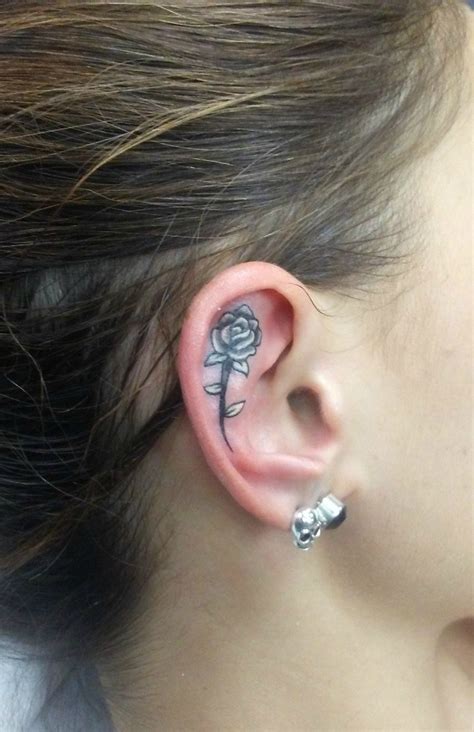 48 Small Ear Tattoo Ideas