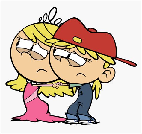 Scared Lola And Lana Loud House Lola Y Lana Hd Png Download Kindpng