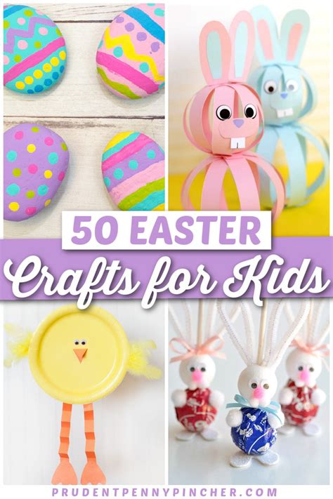 50 Easy Easter Crafts For Kids Prudent Penny Pincher