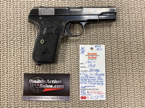 Colt 1908 380 Acp Used Double Action Indoor Shooting