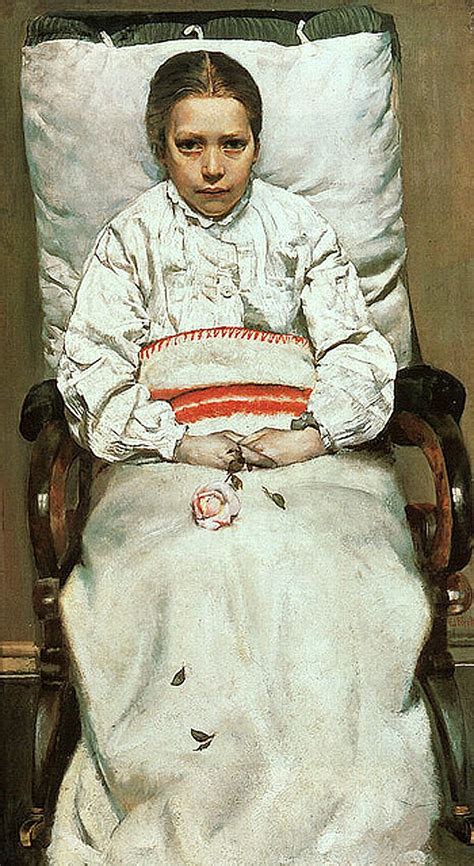 Christian Krohg 1852 1925 The Sick Girl 1880 1881 Oil On Canvas