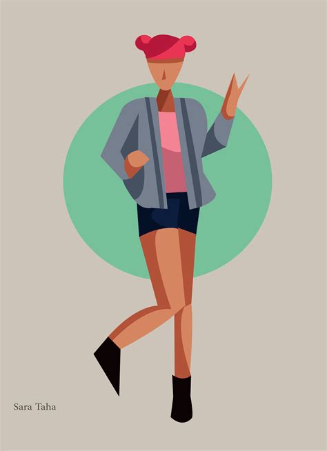 Flat Vector Illustration Characters On Behance