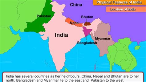 Map Of India Neighbouring Countries - Maps of the World