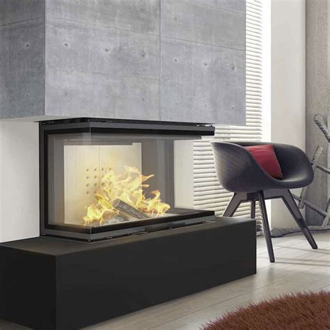 3 Sided Fireplace Insert Nbc800400 Kratki Wood Burning Steel