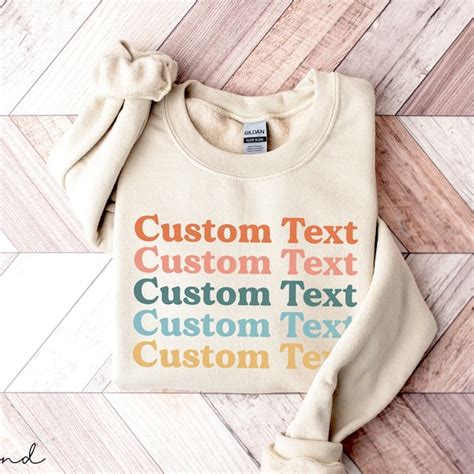 Personalized Sweatshirts Etsy