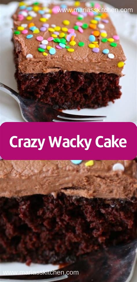 Easy And Delicious Crazy Cake Recipe Marias Kitchen