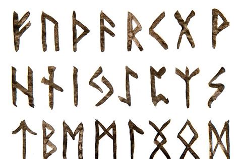Ancient Viking Alphabet Pre Designed Photoshop Graphics ~ Creative Market