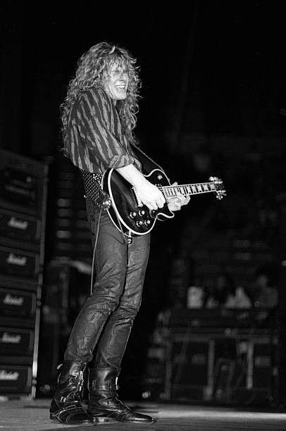John Sykes With Whitesnake During The Show Of Los Angeles 1984