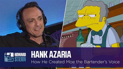 How Hank Azaria Created The Voice For Moe The Bartender On “the Simpsons” 2017 Youtube