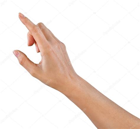 Female Hand Pointing — Stock Photo © Billiondigital 167647086