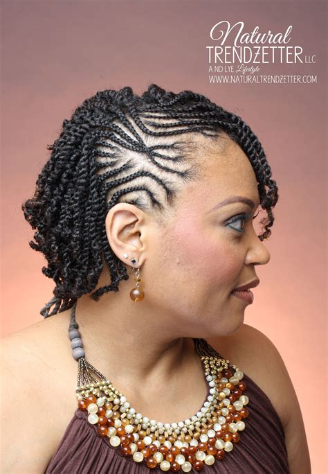 Natural Hair Kinky Twists Hairstyles Natural Braided Hairstyles