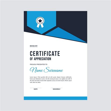 Certificate Template Awards Diploma Background Vector 3429281 Vector