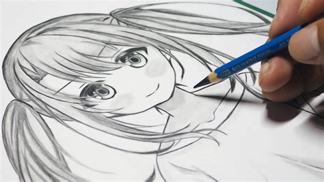 Drawing Cute Anime Girl By Drawingtimewithme On Devia