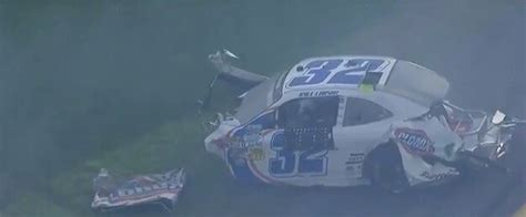 Video Huge Crash At Daytona Sends Nascar Parts In The Stands