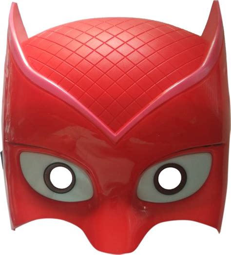 Indusbay Pj Mask Character Face Mask Owlette Face Mask With Light For