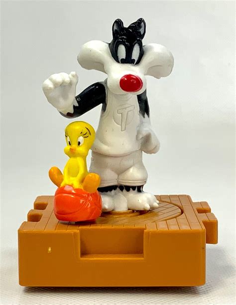 1996 Mcdonalds Happy Meal Space Jam Toy Sylvester And Tweety Looney Tunes Ebay