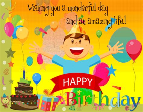 Happy Birthday Wishes For Kids Free Birthday Cake Images
