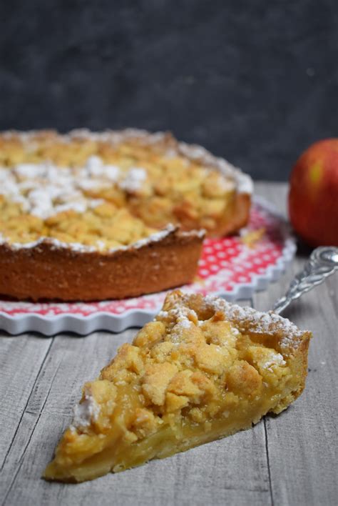 Schneller Apfelmus - Streuselkuchen Soni