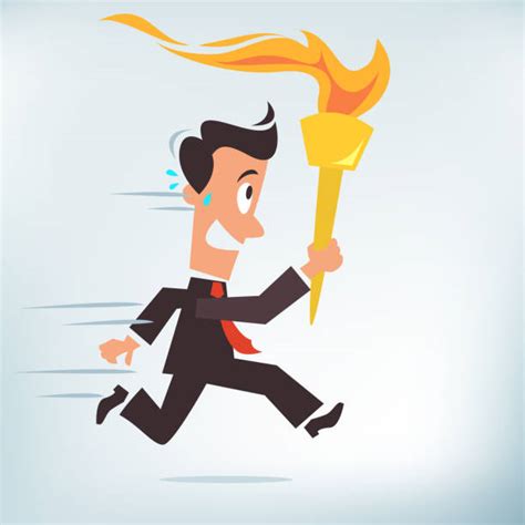 Royalty Free Torch Run Clip Art Vector Images And Illustrations Istock