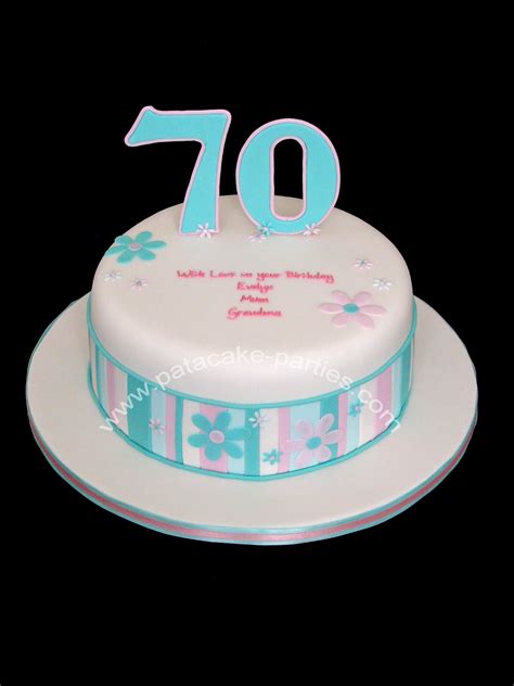 Pat A Cake Parties 70th Birthday Cake