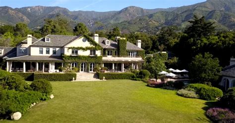 Mansions And Millionaires A Look At Rob Lowes Former Montecito Home