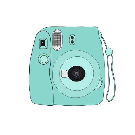 Teal Polaroid Camera Sticker By Jadydesigns App Pictures App Icon