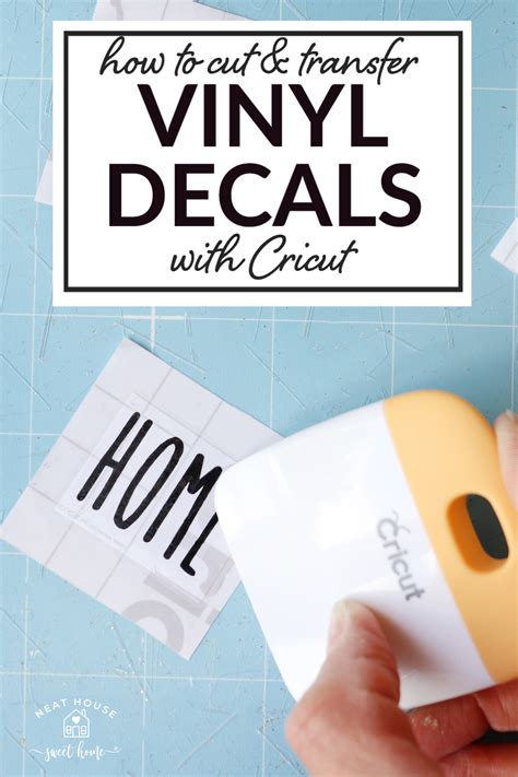 How To Make Decals With Cricut • Neat Sweet Home® 44 Off