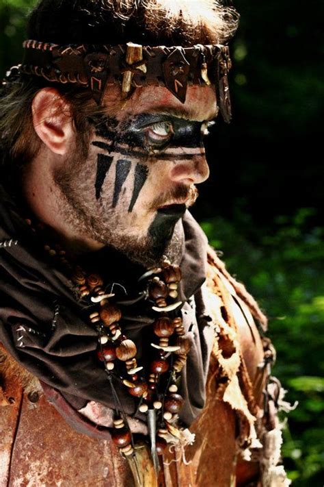Male Shaman I Love The Beading And Face Paint Maquillage Halloween