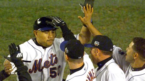 Benny Agbayani Returns For Old Timers Day By New York Mets Mets
