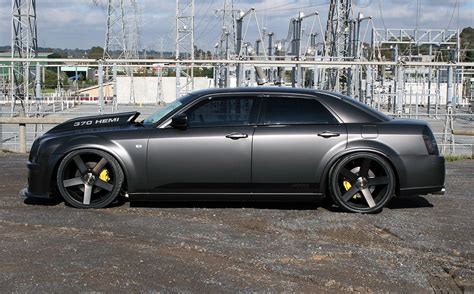Chrysler 300c Wrapped In Avery Satin Pearl Nero Ultimate Car Wraps