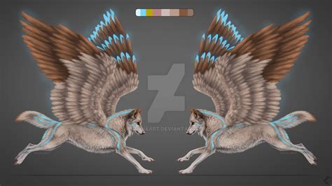 Canis Lumen Winged Custom By Khaliaart On Deviantart