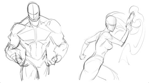 Pose Practice And Warm Up Sketches Youtube