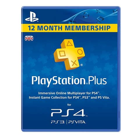 Sony Playstation Plus 12 Month Membership