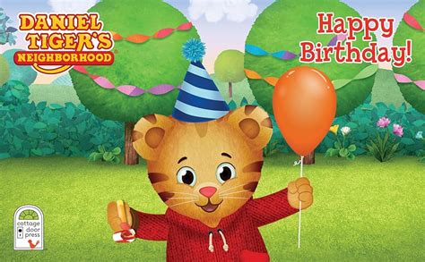 daniel tiger happy birthday nestling rose cottage door press 9781646381395 books amazon ca