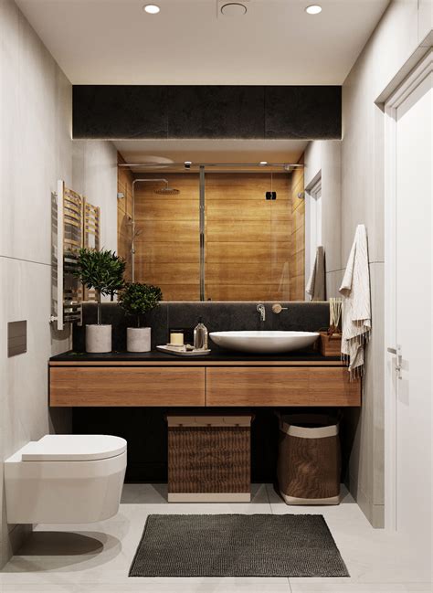 Bathroom interior design ideas this bathroom interior design is decorated by aasif, vanity interior design. simple-wood-and-stone-luxury-bathroom-vanity-design - Awesome Decors