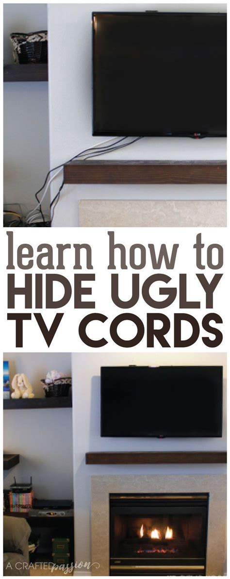 How To Hide Tv Cords Once And For All Hide Tv Cords Tv Cords Easy