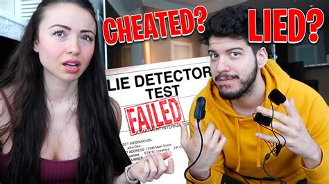 My Boyfriend Takes A Lie Detector Test Youtube