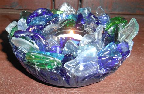 Lakeside whimsical spring critter votive led candle holder. Sea Glass Votive Candle Holder | Glass votive candle ...