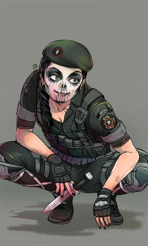 Beautiful Fan Art Of Caveira 虹のアート イラスト レインボーシックスシージ