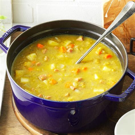 Split Pea Soup With Ham Recipe How To Make It Taste Of Home