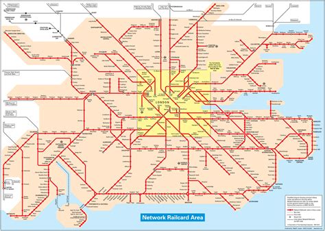 National Rail Network Map