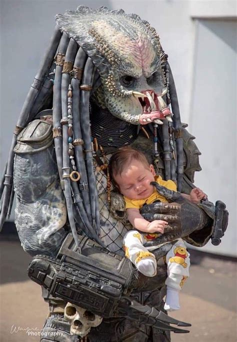 Predator Cosplay And Baby Predator Cosplay Predator Costume