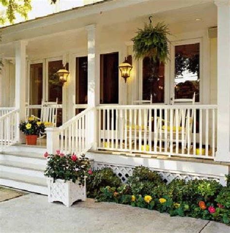 Landscaping And Outdoor Building Home Front Porch Designs Country